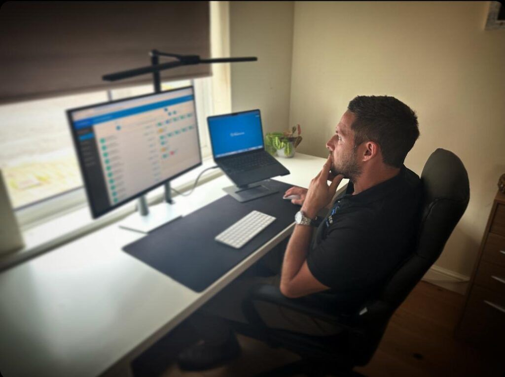Team member in office