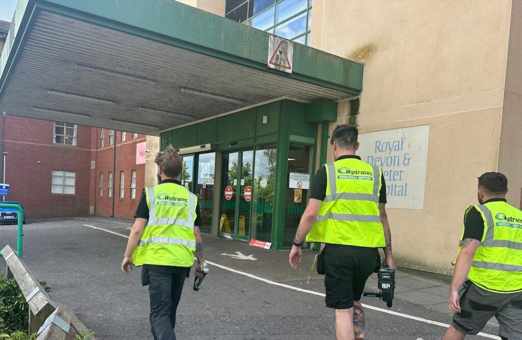 Hydratec and Royal Devon & Exeter Hospital entrance